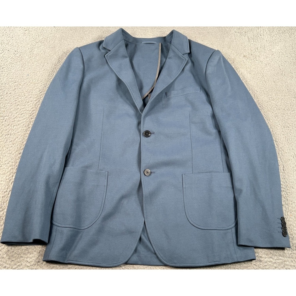Artefact Blazer Mens 42 Blue Polyester Business Classic Career Office Preppy‎